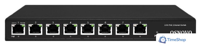 Неуправляемый коммутатор Osnovo SW-8D-1(120W) - Изображение №1 — Интернет-магазин Time-Shop