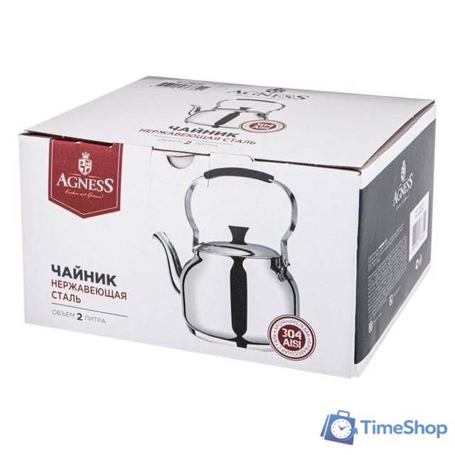 Чайник без свистка Agness Profesional 936-332 - Изображение №3 — Интернет-магазин Time-Shop