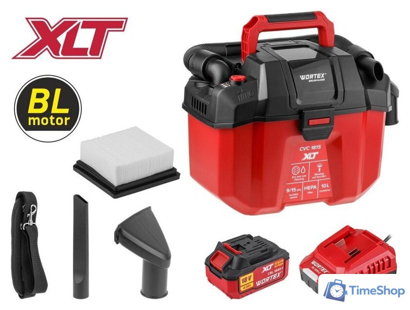 Пылесос Wortex CVC 1815 ALL1 XLT SET 2334162 (с 1-м АКБ) - Изображение №1 — Интернет-магазин Time-Shop