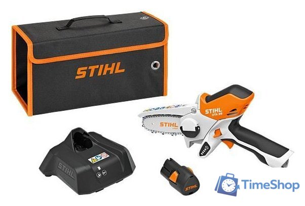 Аккумуляторная пила STIHL GTA 26 Set (с 1-м АКБ) - Изображение №1 — Интернет-магазин Time-Shop