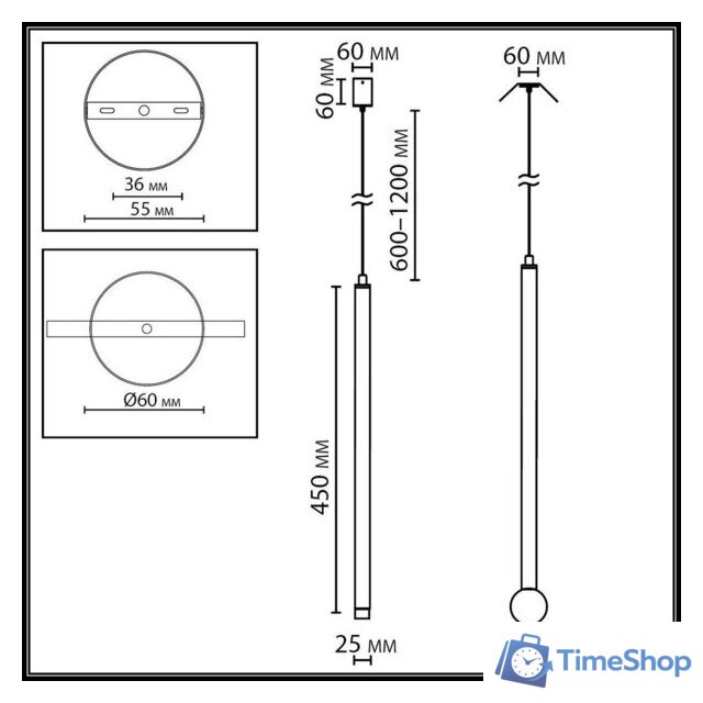 Подвесная люстра Odeon Light Fiano 4373/3LA - Изображение №8 — Интернет-магазин Time-Shop