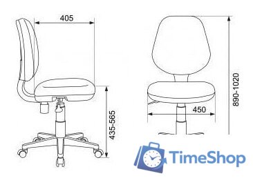 Компьютерное кресло Бюрократ CH-W213/TW-18 (салатовый) - Изображение №6 — Интернет-магазин Time-Shop