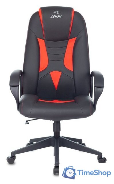 Игровое (геймерское) кресло Zombie Viking-8 (экокожа черный/красный) - Изображение №2 — Интернет-магазин Time-Shop