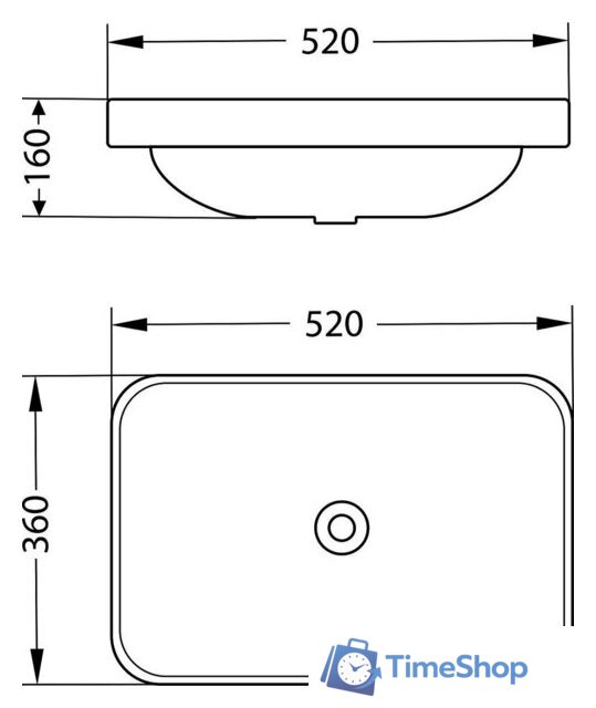 Умывальник Lauter 21441A + Moon 21СК691BS - Изображение №9 — Интернет-магазин Time-Shop