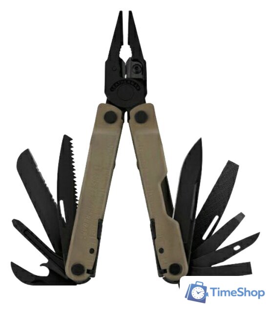 Мультитул Leatherman Rebar Coyote (коричневый) - Изображение №1 — Интернет-магазин Time-Shop