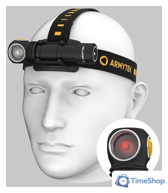 Фонарь Armytek Wizard C2 WR Magnet USB (теплый) - Изображение №5 — Интернет-магазин Time-Shop