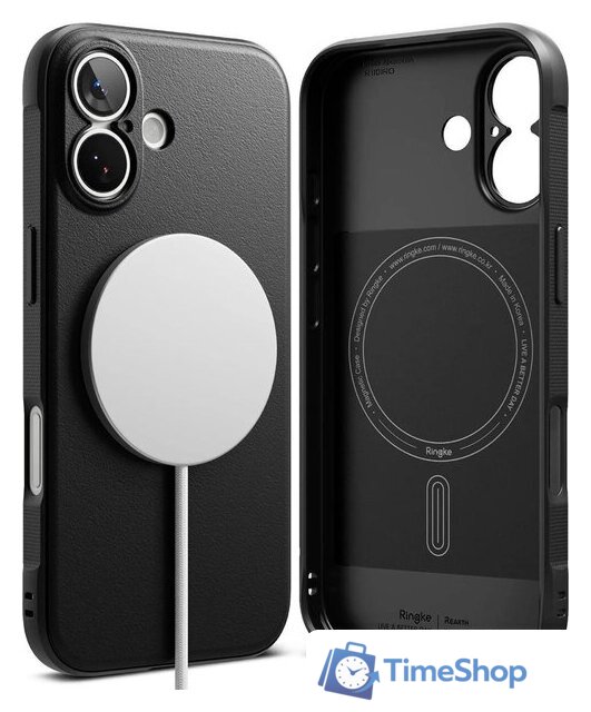 Чехол для телефона Ringke Onyx Magnetic для iPhone 17 Black - Изображение №1 — Интернет-магазин Time-Shop
