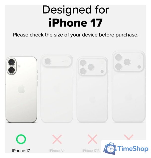 Чехол для телефона Ringke Onyx Magnetic для iPhone 17 Black - Изображение №2 — Интернет-магазин Time-Shop