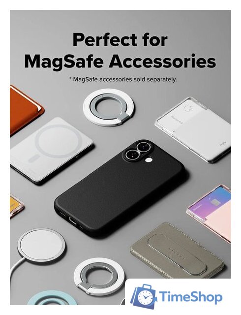 Чехол для телефона Ringke Onyx Magnetic для iPhone 17 Black - Изображение №3 — Интернет-магазин Time-Shop