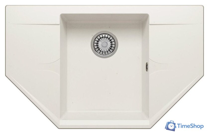 Кухонная мойка Polygran Riff-800 (белый хлопок 36) - Изображение №1 — Интернет-магазин Time-Shop