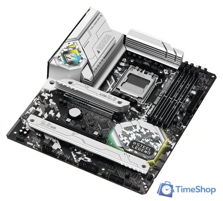 Материнская плата ASRock B650E Steel Legend WiFi - Изображение №4 — Интернет-магазин Time-Shop