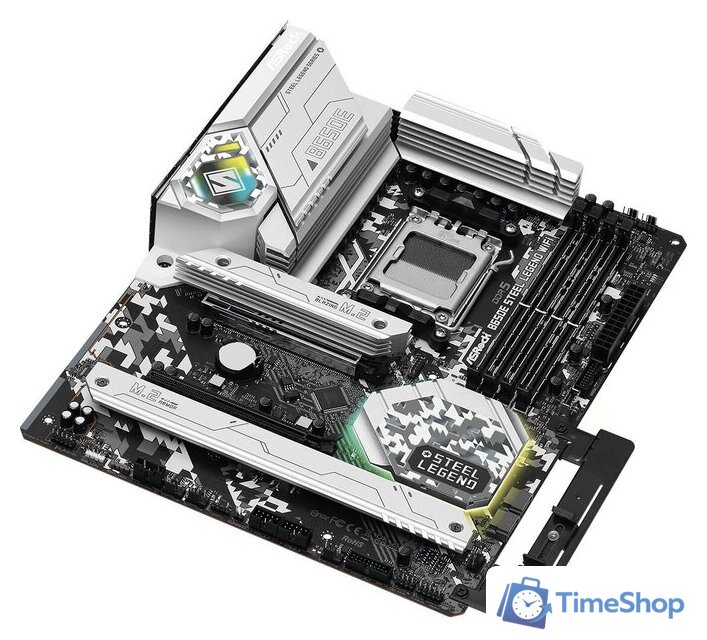 Материнская плата ASRock B650E Steel Legend WiFi - Изображение №3 — Интернет-магазин Time-Shop