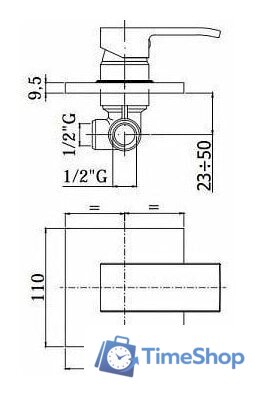 Смеситель Paffoni Elle EL010NO/M - Изображение №2 — Интернет-магазин Time-Shop