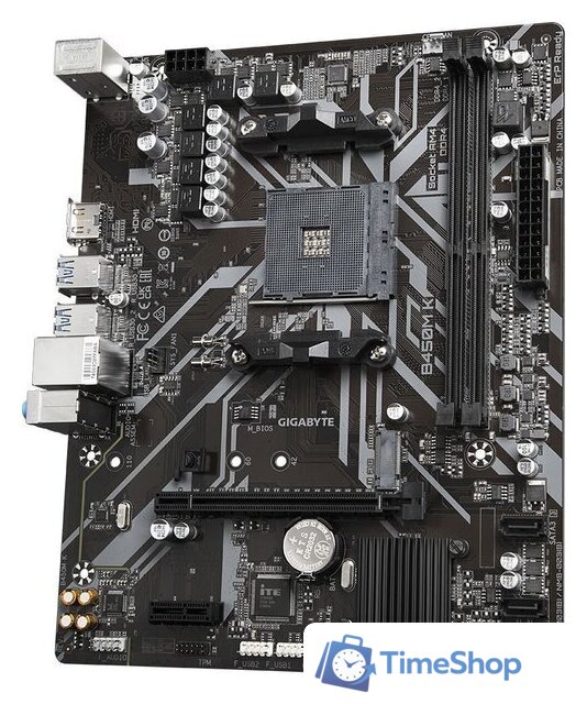 Материнская плата Gigabyte B450M K (rev. 1.0) - Изображение №3 — Интернет-магазин Time-Shop