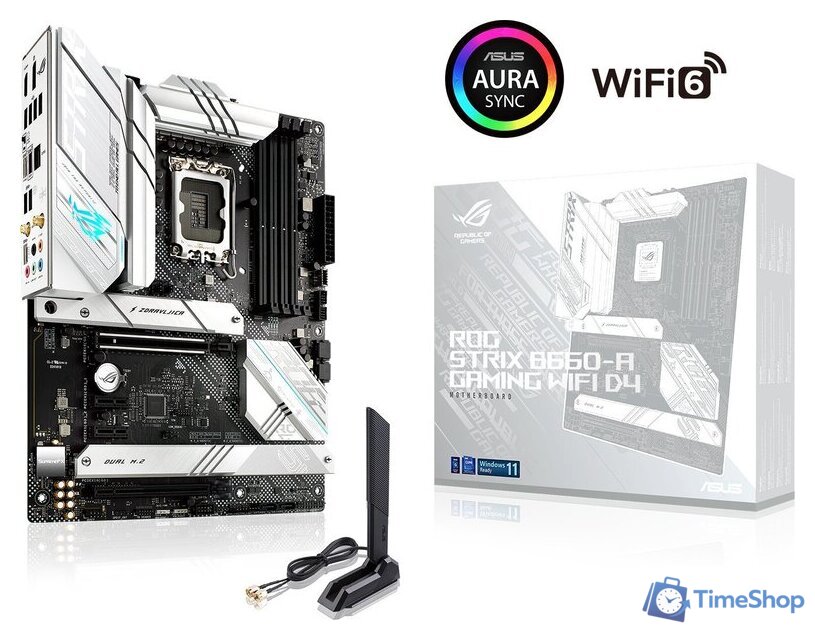 Материнская плата ASUS ROG Strix B660-A Gaming WIFI D4 - Изображение №1 — Интернет-магазин Time-Shop