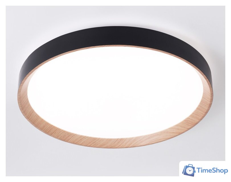 Припотолочная люстра Ambrella light Orbital FZ1326 BK/LWD (черный/светлое дерево) - Изображение №2 — Интернет-магазин Time-Shop