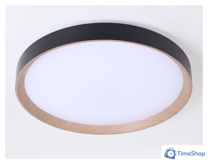 Припотолочная люстра Ambrella light Orbital FZ1326 BK/LWD (черный/светлое дерево) - Изображение №5 — Интернет-магазин Time-Shop