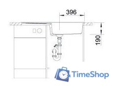 Кухонная мойка Blanco Metra XL 6 S 515136 (белый) - Изображение №5 — Интернет-магазин Time-Shop