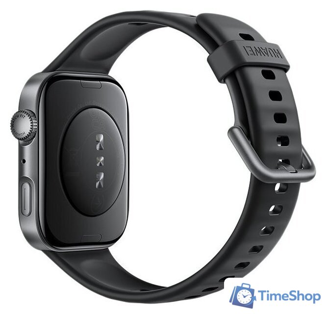 Умные часы Huawei Watch FIT 4 (черный, с черным силиконовым ремешком, международная версия) - Изображение №2 — Интернет-магазин Time-Shop