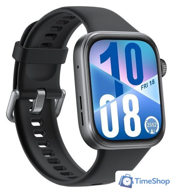 Умные часы Huawei Watch FIT 4 (черный, с черным силиконовым ремешком, международная версия) - Изображение №5 — Интернет-магазин Time-Shop