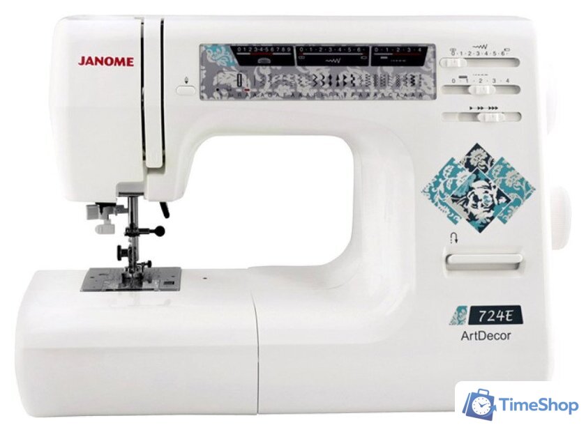 Электронная швейная машина Janome ArtDecor 724E - Изображение №1 — Интернет-магазин Time-Shop