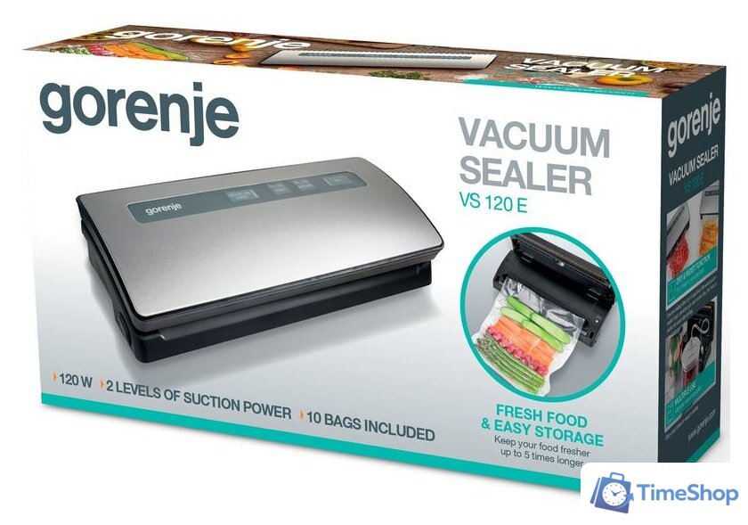 Вакуумный упаковщик Gorenje VS120E - Изображение №8 — Интернет-магазин Time-Shop