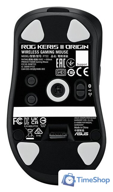 Игровая мышь ASUS ROG Keris II Origin Black - Изображение №10 — Интернет-магазин Time-Shop