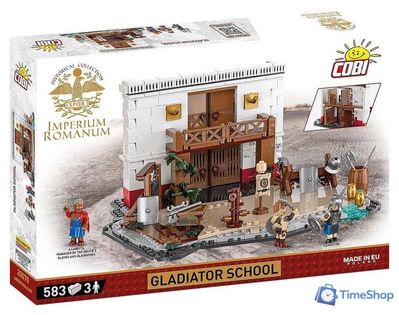 Конструктор Cobi Historical Collection Imperium Romanum Gladiator School - Изображение №13 — Интернет-магазин Time-Shop