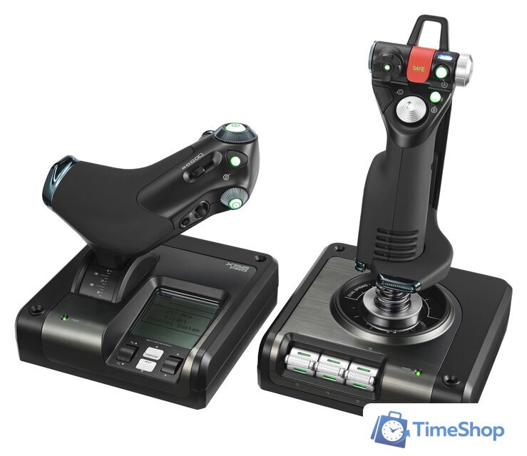 Оборудование для авиасимов Logitech G Saitek X52 Professional H.O.T.A.S. - Изображение №1 — Интернет-магазин Time-Shop