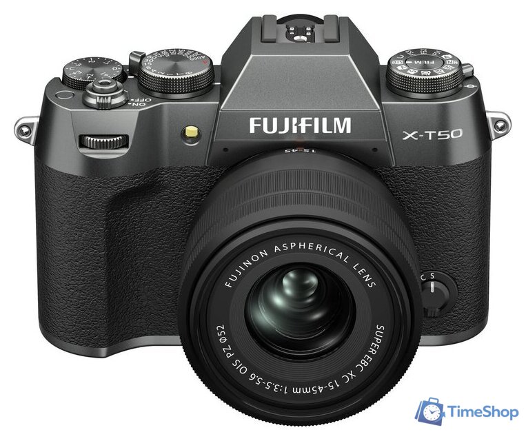 Беззеркальный фотоаппарат Fujifilm X-T50 Kit 15-45mm (серый) - Изображение №9 — Интернет-магазин Time-Shop