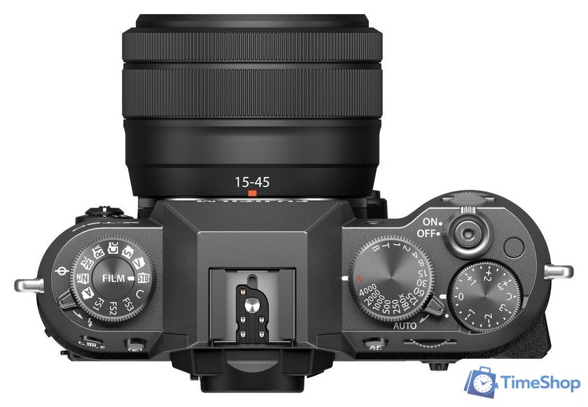 Беззеркальный фотоаппарат Fujifilm X-T50 Kit 15-45mm (серый) - Изображение №3 — Интернет-магазин Time-Shop