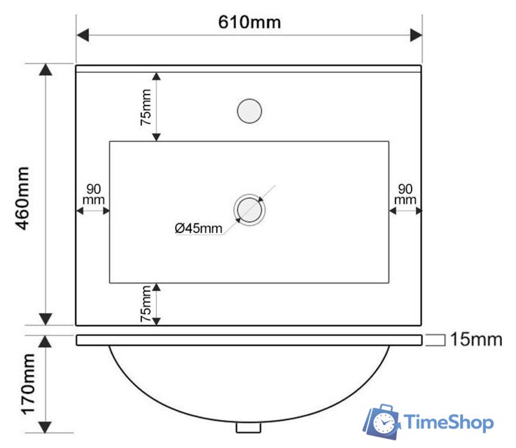  ЗОВ Тумба под умывальник Кито K60LW0MFWPM-OL60 - Изображение №8 — Интернет-магазин Time-Shop