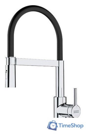 Смеситель Franke Lina Semi-pro 115.0626.085 (хром/черный) - Изображение №1 — Интернет-магазин Time-Shop