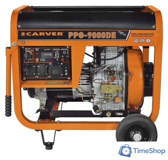 Дизельный генератор Carver PPG-9000DE - Изображение №3 — Интернет-магазин Time-Shop