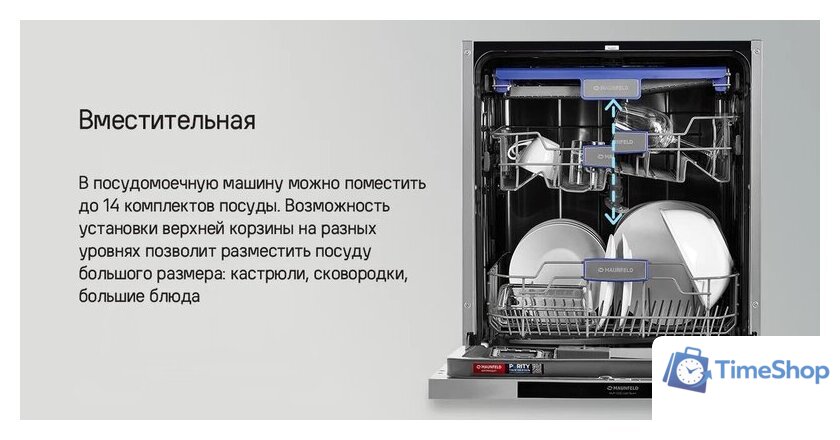 Встраиваемая посудомоечная машина MAUNFELD MLP-123D Light Beam - Изображение №24 — Интернет-магазин Time-Shop