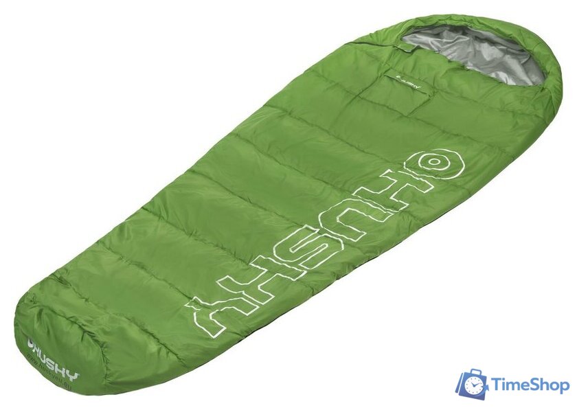 Спальный мешок Sundays Husky ZC-SB101 (зеленый/темно-синий) - Изображение №1 — Интернет-магазин Time-Shop