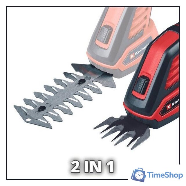 Кусторез + ножницы Einhell GC-CG 3,6/70 Li WT 3410365 (с 1-им АКБ) - Изображение №2 — Интернет-магазин Time-Shop
