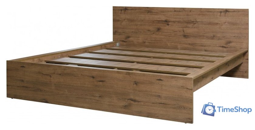 Кровать Рэйгрупп РГK 175.4x79.9x204.2 РГК VL (дуб веллингтон) - Изображение №1 — Интернет-магазин Time-Shop
