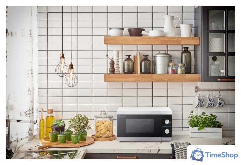 Микроволновая печь Sharp YC-MG01E-S - Изображение №6 — Интернет-магазин Time-Shop