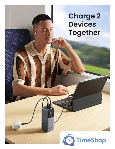 Внешний аккумулятор Ugreen PB724 12000mAh (серый) - Изображение №9 — Интернет-магазин Time-Shop