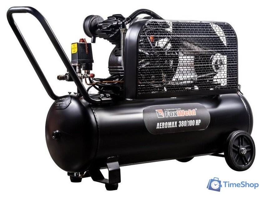Компрессор FoxWeld Aeromax 380/100 HP 7068 - Изображение №3 — Интернет-магазин Time-Shop