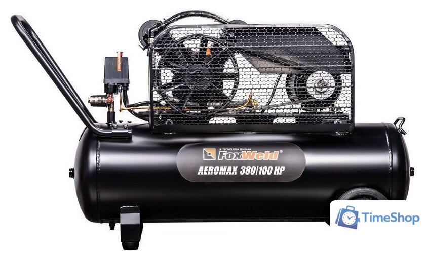 Компрессор FoxWeld Aeromax 380/100 HP 7068 - Изображение №6 — Интернет-магазин Time-Shop