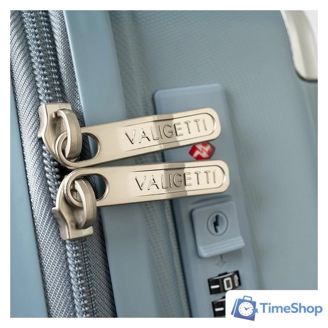 Чемодан-спиннер VALIGETTI 344-8022/2-24BLU (голубой) - Изображение №11 — Интернет-магазин Time-Shop