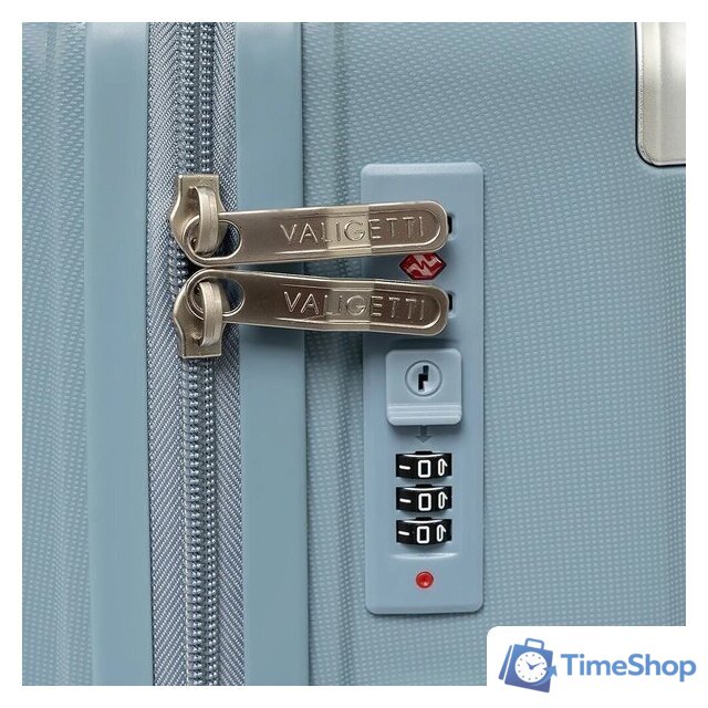 Чемодан-спиннер VALIGETTI 344-8022/2-24BLU (голубой) - Изображение №12 — Интернет-магазин Time-Shop