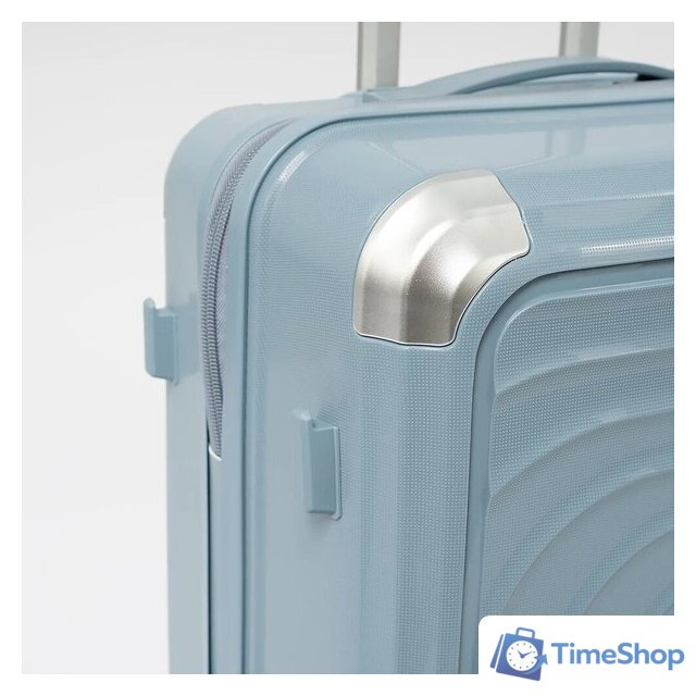 Чемодан-спиннер VALIGETTI 344-8022/2-24BLU (голубой) - Изображение №15 — Интернет-магазин Time-Shop