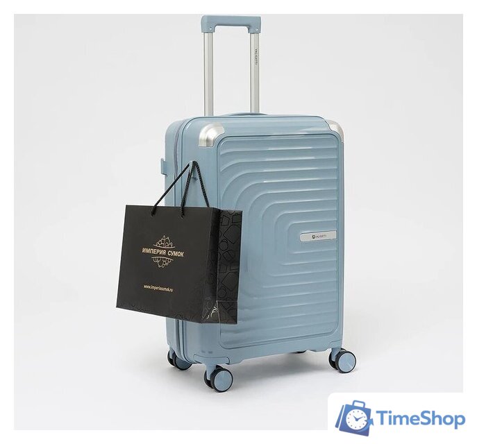 Чемодан-спиннер VALIGETTI 344-8022/2-24BLU (голубой) - Изображение №5 — Интернет-магазин Time-Shop