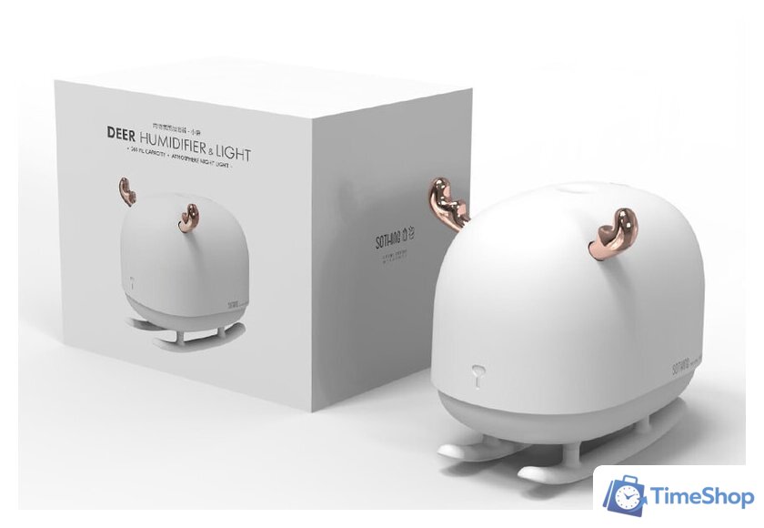 Увлажнитель воздуха Sothing Deer (белый) - Изображение №11 — Интернет-магазин Time-Shop