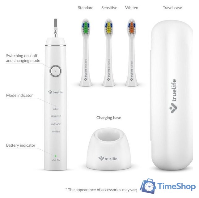 Комплект зубных щеток TrueLife SonicBrush Compact Duo - Изображение №4 — Интернет-магазин Time-Shop