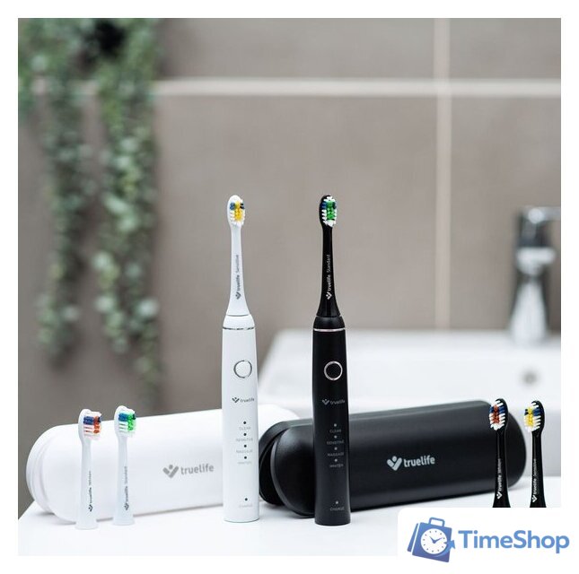 Комплект зубных щеток TrueLife SonicBrush Compact Duo - Изображение №12 — Интернет-магазин Time-Shop