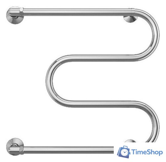 Полотенцесушитель TERMINUS М-образный 3/4 500x500 (боковое подключение, хром) - Изображение №1 — Интернет-магазин Time-Shop